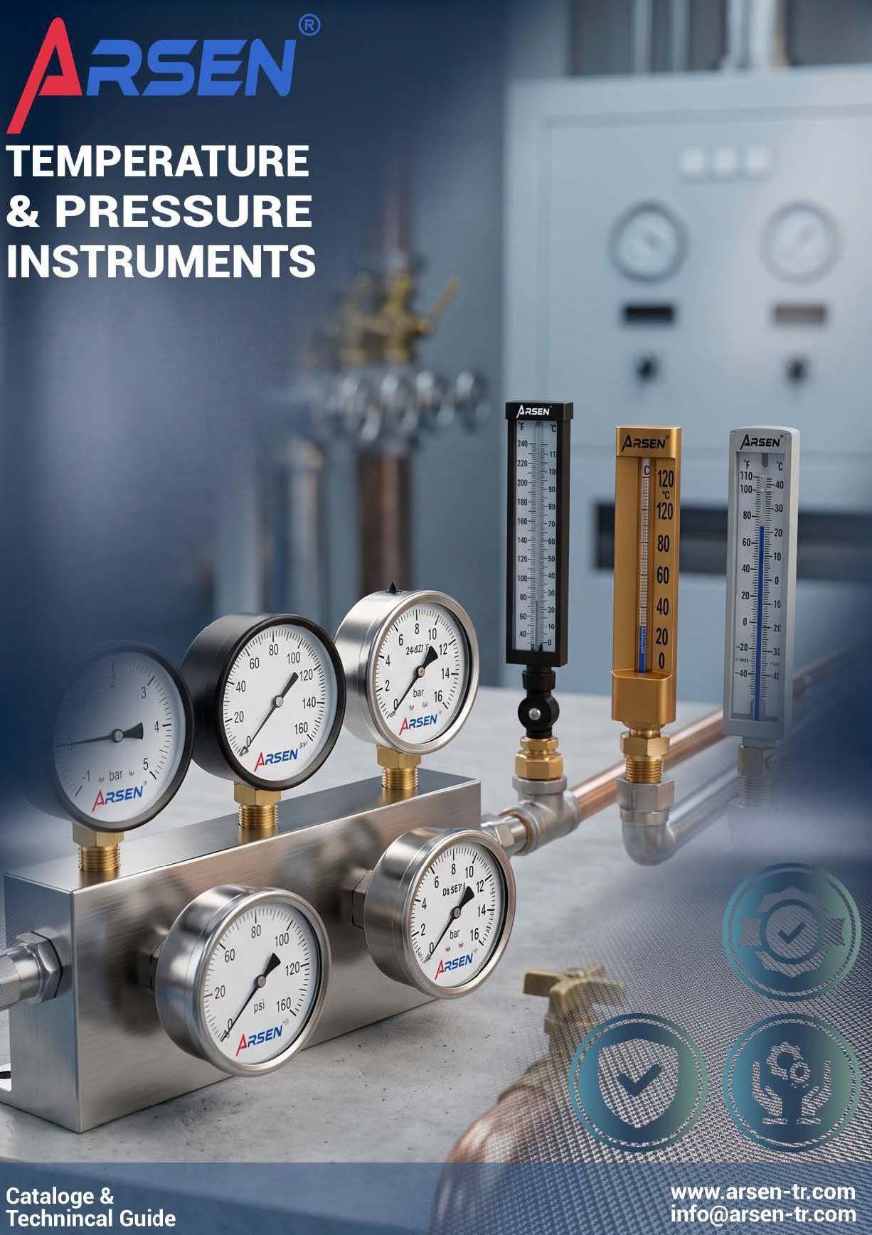 ARSEN PRESSURE & TEMPERATURE INSTRUMENTS Cover